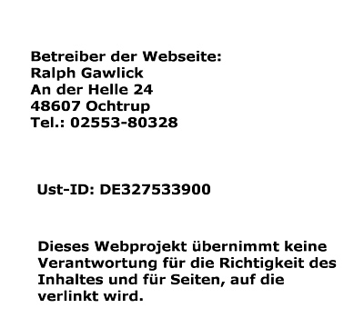 Wespenarten.de Impressum